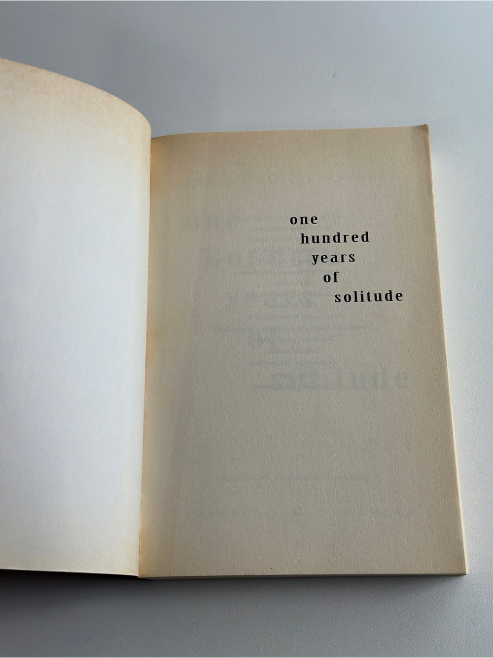 One Hundred Years of Solitude by Gabriel Garcia Marquez |Fiction| FREE W/ PURCH - Picture 10 of 12
